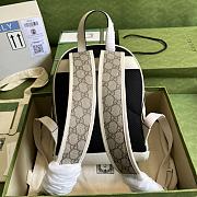 Gucci GG Supreme Ophidia Backpack White 21x29cm - 3