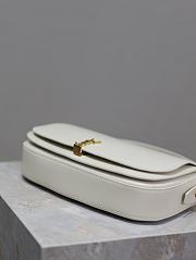 YSL Voltaire Mini Shoulder Bag White 21x11x4.5cm - 6