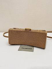 Balenciaga Hourglass Gold Top Handle Bag 23x10x24cm - 5