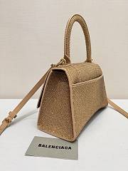 Balenciaga Hourglass Gold Top Handle Bag 23x10x24cm - 3