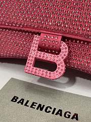 Balenciaga Hourglass Pink Top Handle Bag 23x10x24cm - 6