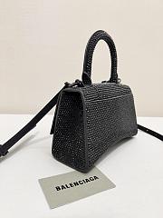 Balenciaga Hourglass Black Top Handle Bag 19x13x8cm - 5