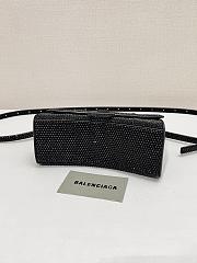 Balenciaga Hourglass Black Top Handle Bag 19x13x8cm - 3