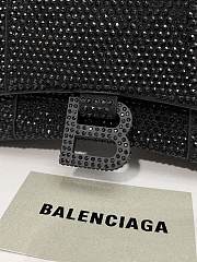 Balenciaga Hourglass Black Top Handle Bag 19x13x8cm - 2