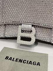 Balenciaga Hourglass Grey Top Handle Bag 19x13x8cm - 5