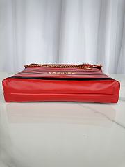 Chanel 22 Large Handbag Red Black 39x42x8cm - 5