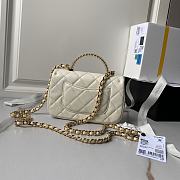 Chanel Mini CF 24S White Gold 19x12x6cm - 6