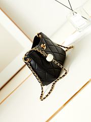 Chanel 24S Hobo Black Bag 13x18x7cm - 3