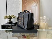 Chanel Shopping Tote Bag Black 39x20x29cm - 5