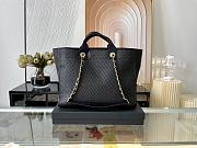 Chanel Shopping Tote Bag Black 39x20x29cm - 2