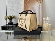 Chanel Shopping Tote Bag Beige 39x20x29cm - 5
