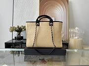 Chanel Shopping Tote Bag Beige 39x20x29cm - 4