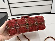 Chanel Small Flap Bag Red 20cm - 4