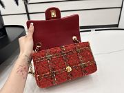 Chanel Small Flap Bag Red 20cm - 2