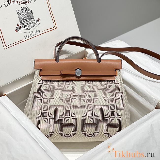 Hermes Herbag 31 Handbag Tan 31cm - 1