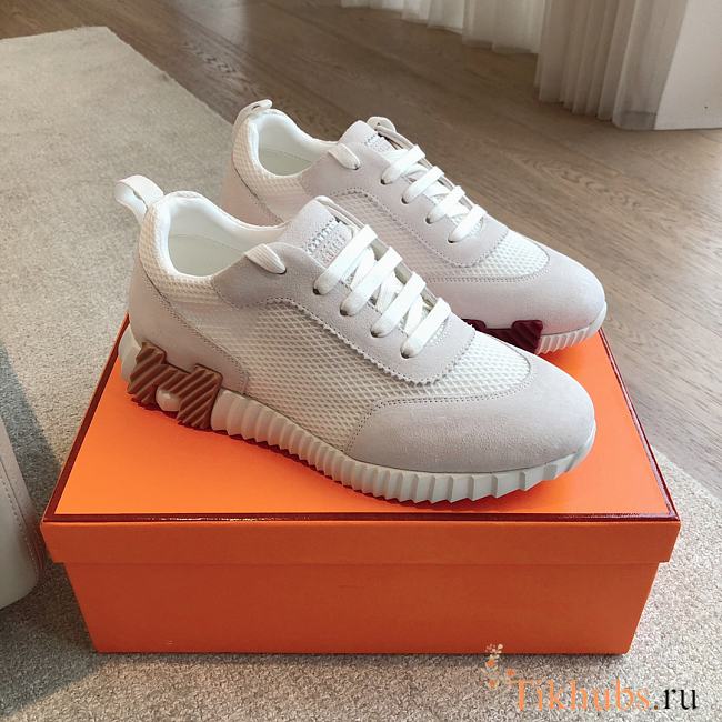 Hermes Bouncing Sneakers White - 1