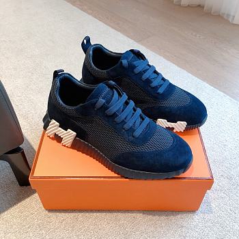 Hermes Bouncing Sneakers Navy Blue