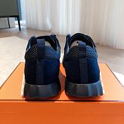 Hermes Bouncing Sneakers Navy Blue - 5