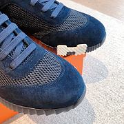 Hermes Bouncing Sneakers Navy Blue - 3