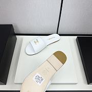 Chanel White Slides 04 - 3