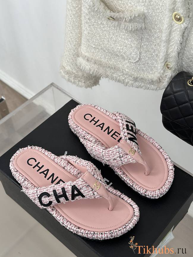 Chanel Pink Slipper - 1