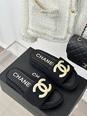 Chanel Black Slides 12 - 1