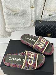 Chanel Tweed Slides 02 - 1