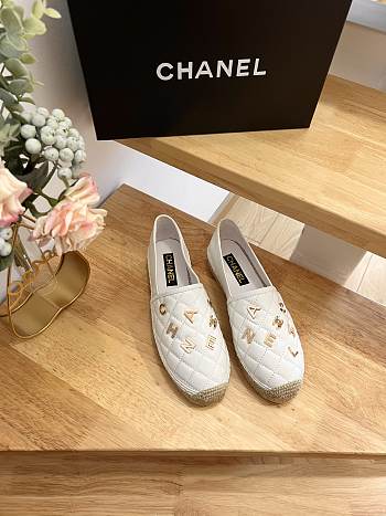 Chanel Espadrilles White 02