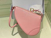 Dior Saddle Shoulder Pouch Pink Goatskin 20 x 15 x 4 cm - 3