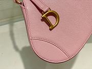 Dior Saddle Shoulder Pouch Pink Goatskin 20 x 15 x 4 cm - 2