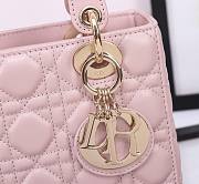 Dior Small Lady My ABC Bag Lambskin Light Pink 20cm - 3