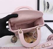 Dior Small Lady My ABC Bag Lambskin Light Pink 20cm - 2