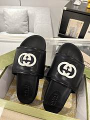 Gucci Black Slides  - 4