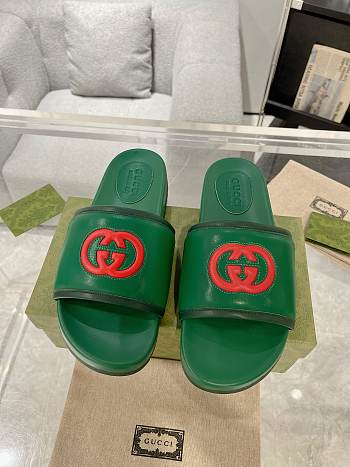 Gucci Green Slides