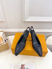 Louis Vuitton LV Sparkle Slingback Pump Black 6.5cm - 4