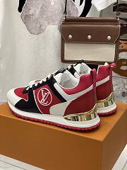 Louis Vuitton LV Run Away Red Sneakers - 3