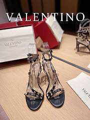 Valentino Rockstud Leather Black Heel 10cm - 5