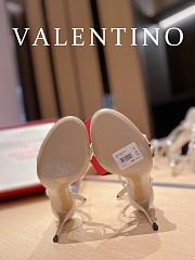 Valentino Rockstud Leather White Heel 10cm - 4