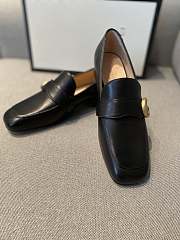 Gucci Leather Loafer Double G Black - 4