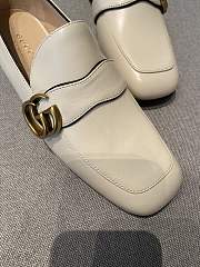 Gucci Leather Loafer Double G White - 3