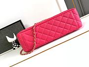 Chanel Large Flap Bag Pink Caviar Gold 38x27x12cm - 5
