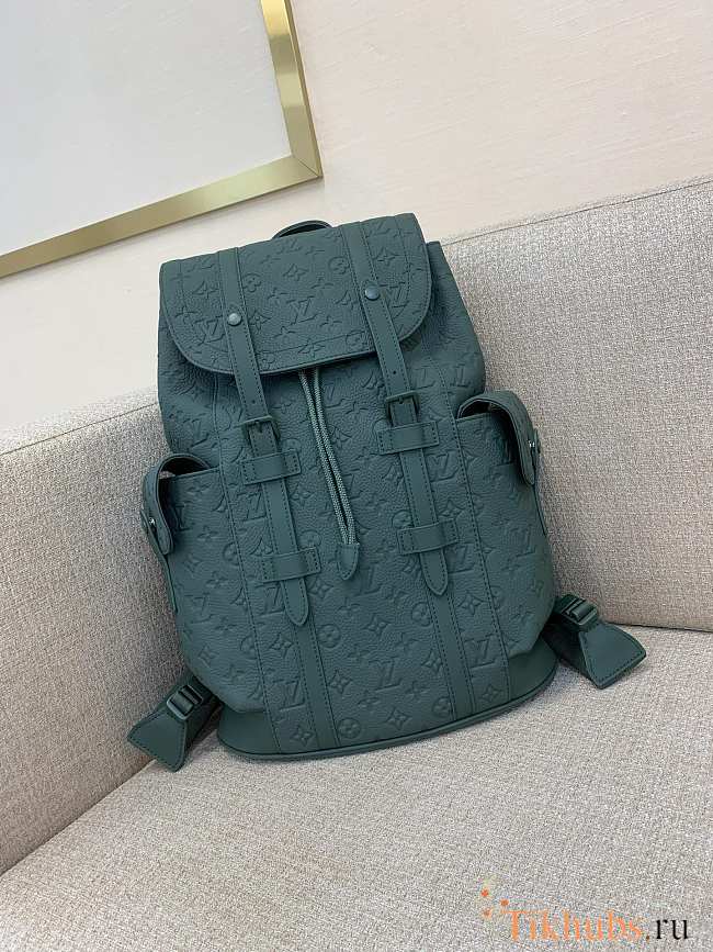 Louis Vuitton LV Christopher Backpack Forest Green 44x38x12.5cm - 1