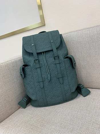 Louis Vuitton LV Christopher Backpack Forest Green 44x38x12.5cm