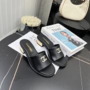 Chanel Black Sandal Heel 4cm  - 1