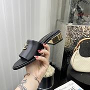 Chanel Black Sandal Heel 4cm  - 5