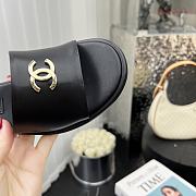 Chanel Black Sandal Heel 4cm  - 3