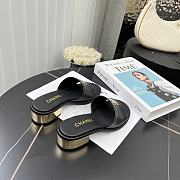 Chanel Black Sandal Heel 4cm  - 2