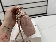 Chanel Vanity Case Pink Lambskin 17cm - 4