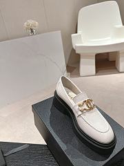 Chanel White Loafer - 6