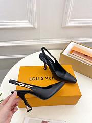 Louis Vuitton LV Sparkle Slingback Pump Black 9.5cm - 2